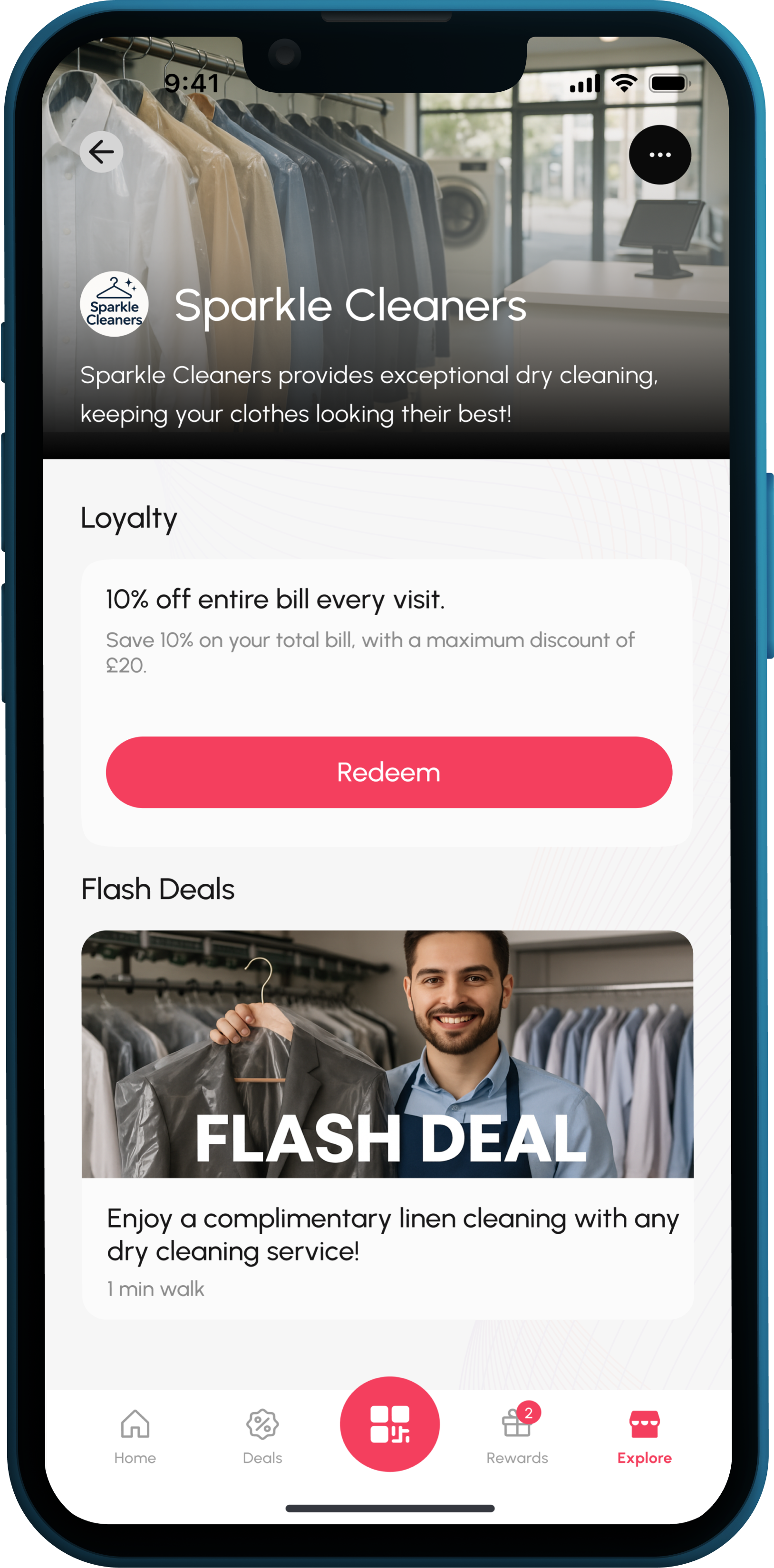 Dry Cleaners loyalty program